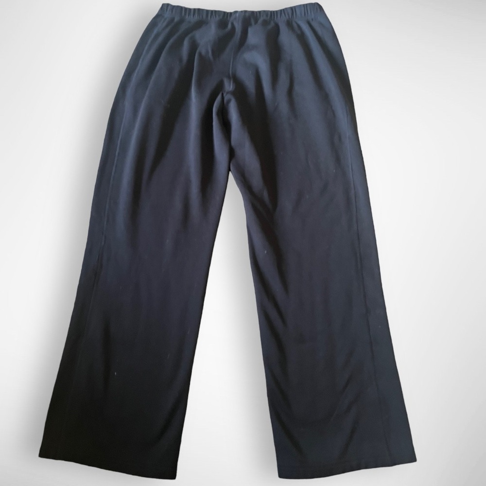 THE NORTH FACE Men's Black Wide Leg Sweatpants Large | EUC - Picture 3 of 8